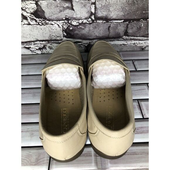 Caporicci Ivory Leather Casual Penny Loafers Driving Shoes Men’s Sz 42EU/9M US - Picture 5 of 16